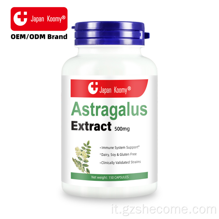 Gli integratori di astragalo Shecome per adulti migliorano l'immunità